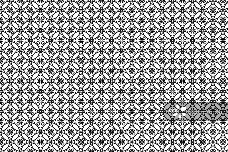 伊斯兰摩洛哥风格无缝几何瓷砖图片素材