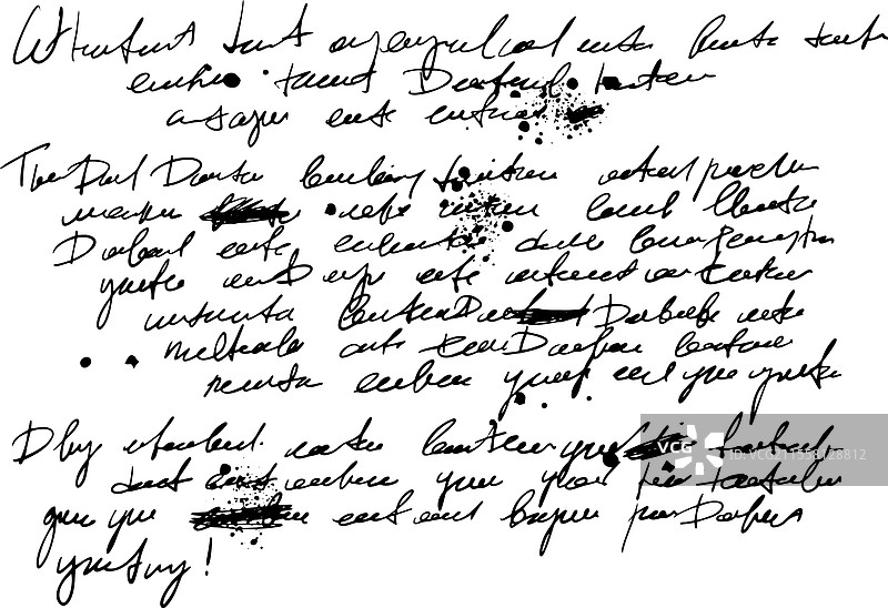 难以辨认的诗歌无法阅读的文字图片素材