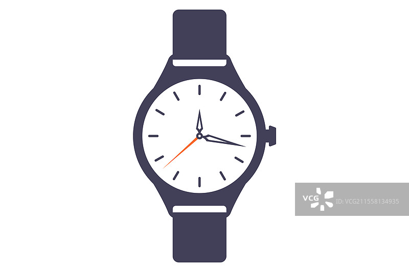 平面男士腕表图标图片素材