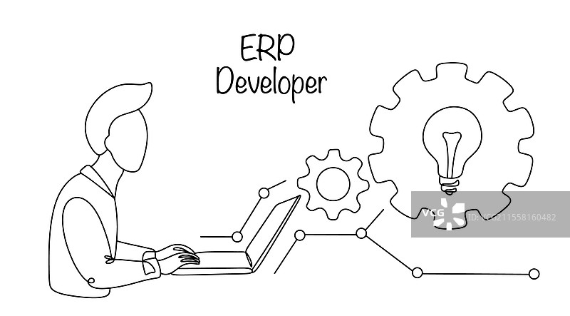 ERP开发人员图片素材