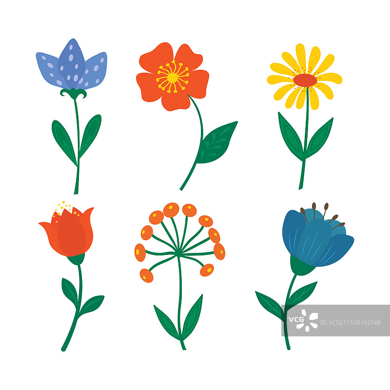 一组颜色在背景上突出显示图片素材