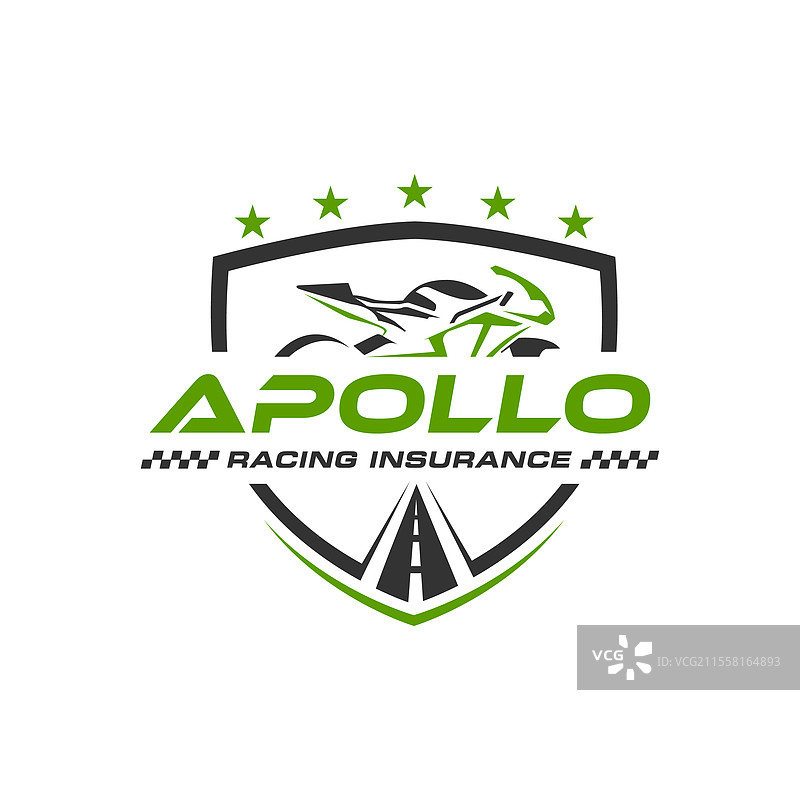 扁平设计的汽车保险图片素材