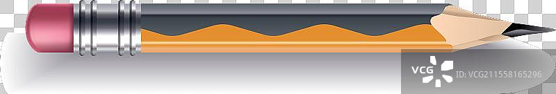 逼真的彩色木质石墨铅笔模型图片素材