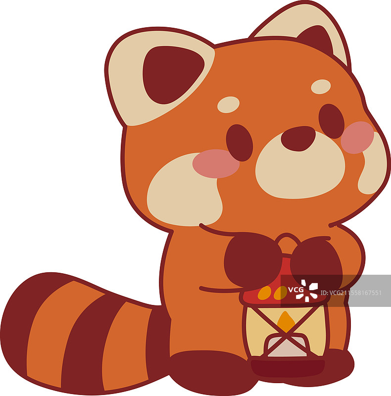 可爱的卡通红色搞笑角色图片素材