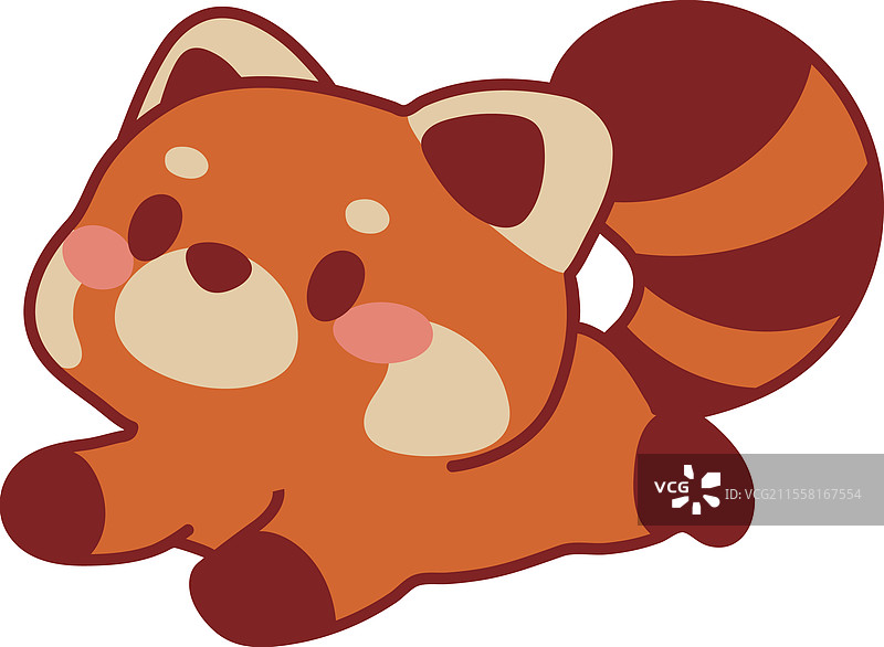 可爱的卡通红色搞笑角色图片素材