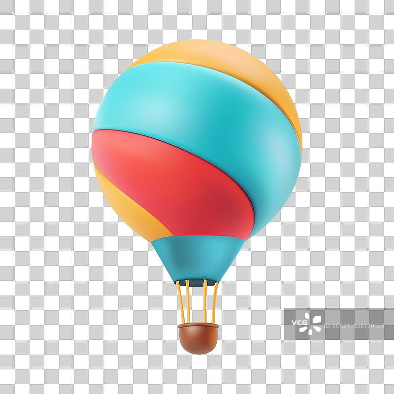 热气球浪漫节 3D图片素材