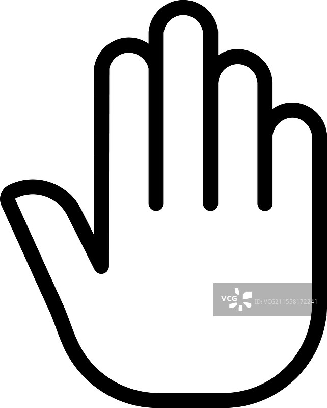 简单的黑白线条艺术图图片素材