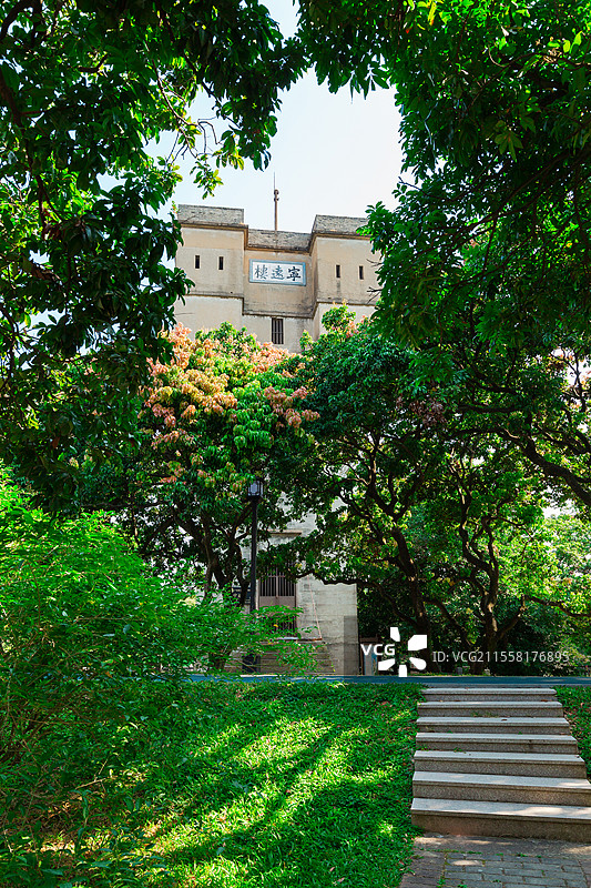 广州市瓜岭古村落，宁远楼图片素材