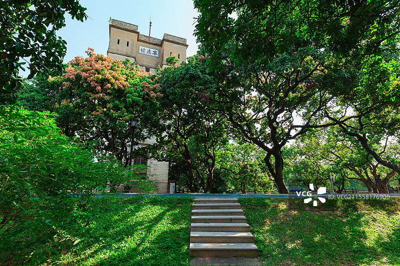 广州市瓜岭古村落，宁远楼图片素材