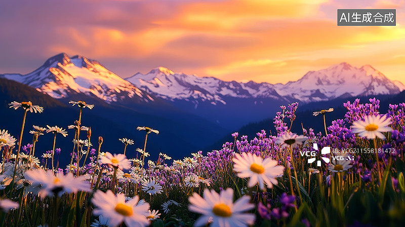 【AI数字艺术】盛开的鲜花图片素材