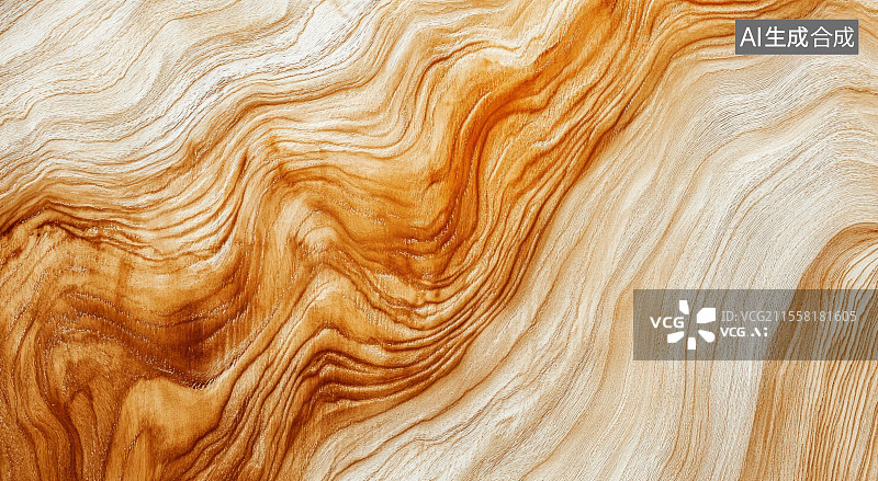 【AI数字艺术】木纹纹理特写图片素材