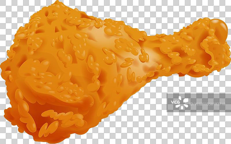 酥脆炸鸡腿的细节图片素材