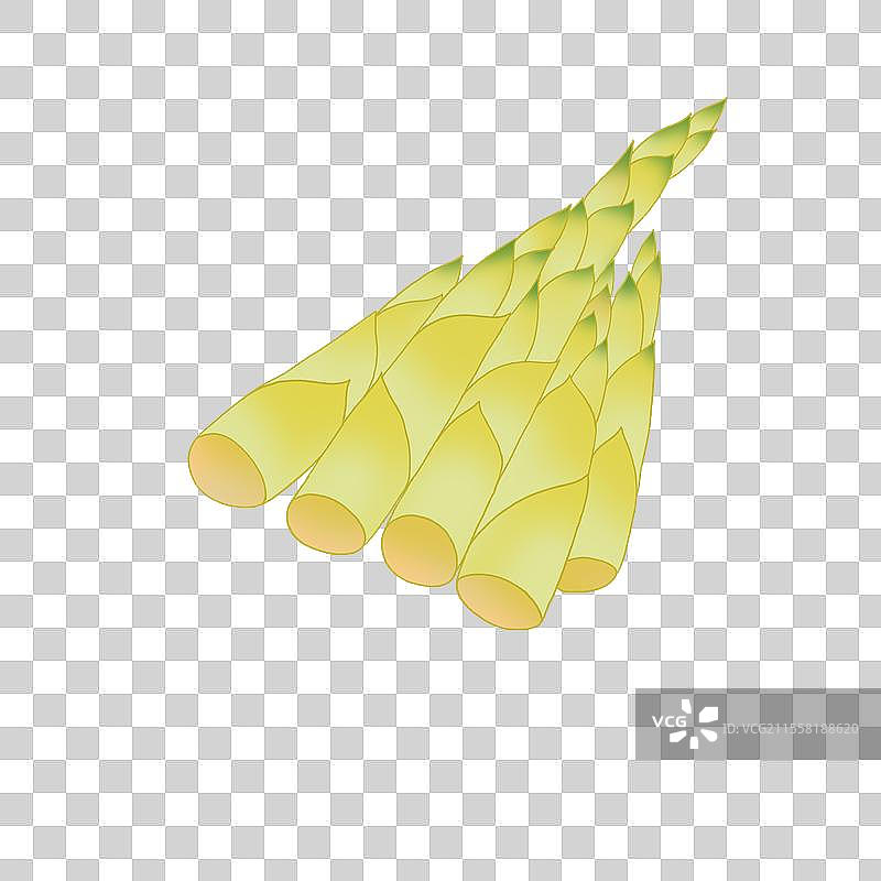 春天蔬菜竹笋插画素材图片素材