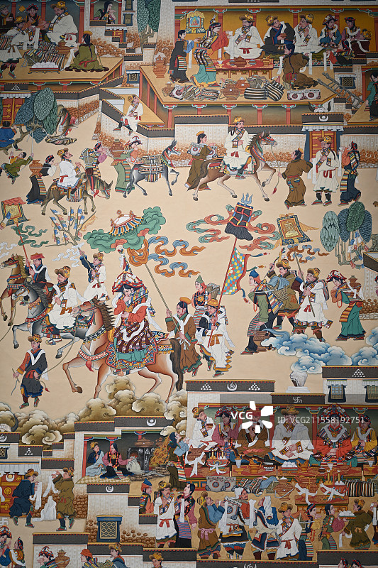 西藏博物馆内的展品图片素材