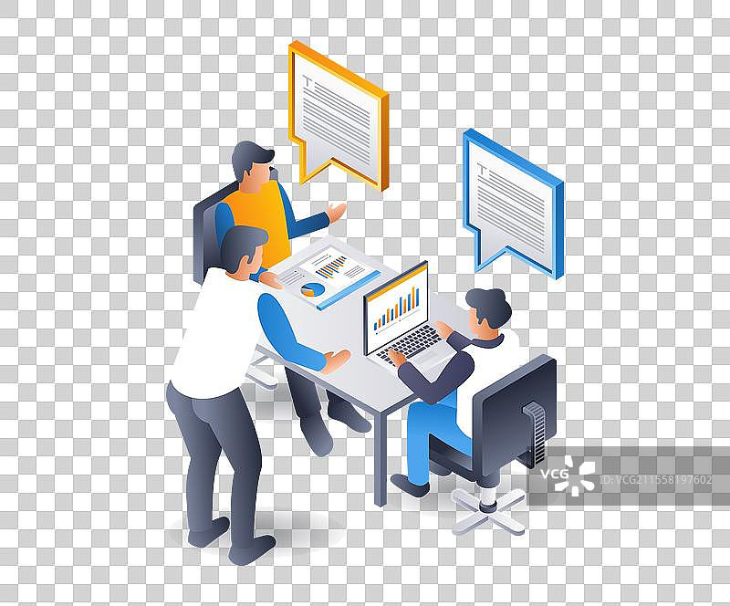 会议对话：发展公司业务图片素材