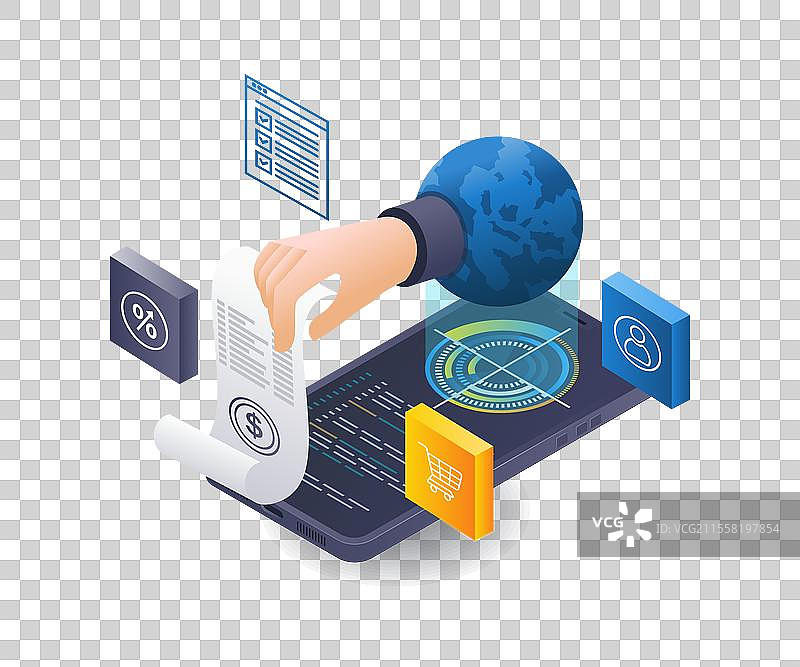 在线联盟商业收入详情图片素材