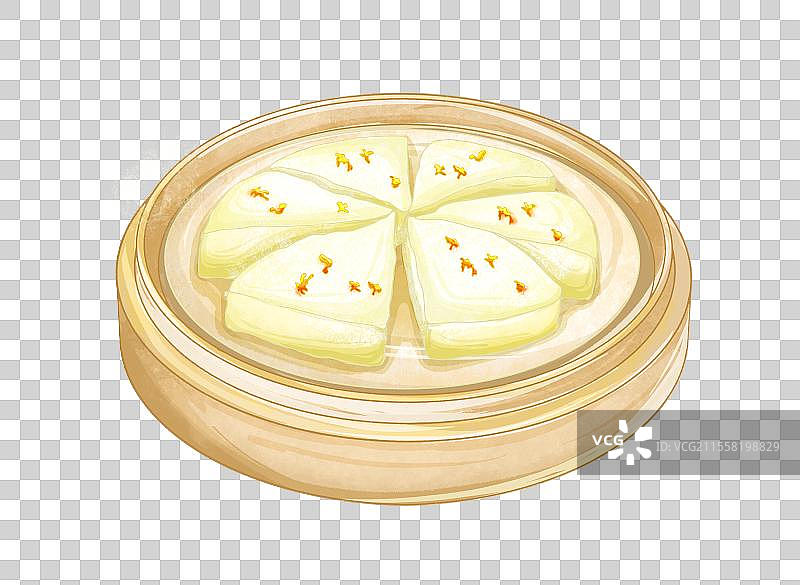 桂花糕图片素材