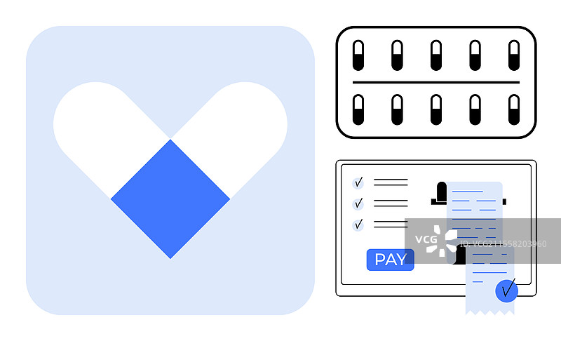 心形药丸在线支付与药丸图片素材