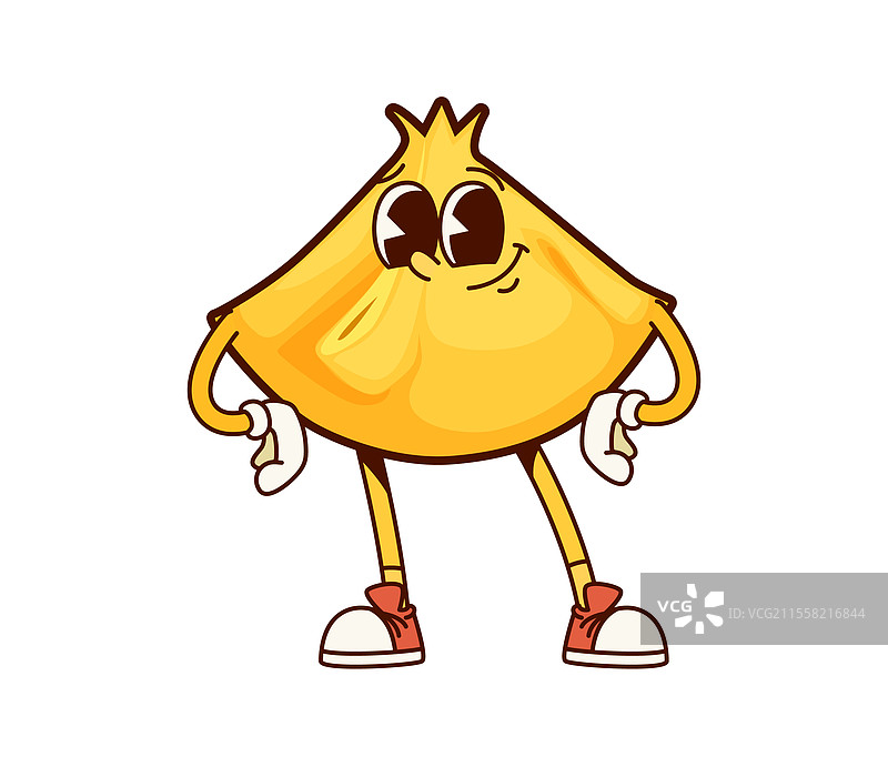 意大利饺子面条的搞怪有趣角色图片素材