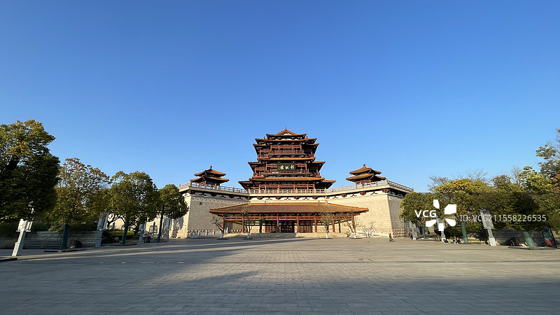 徐州市云龙区彭祖楼淮海文博园-徐州旅游图片素材