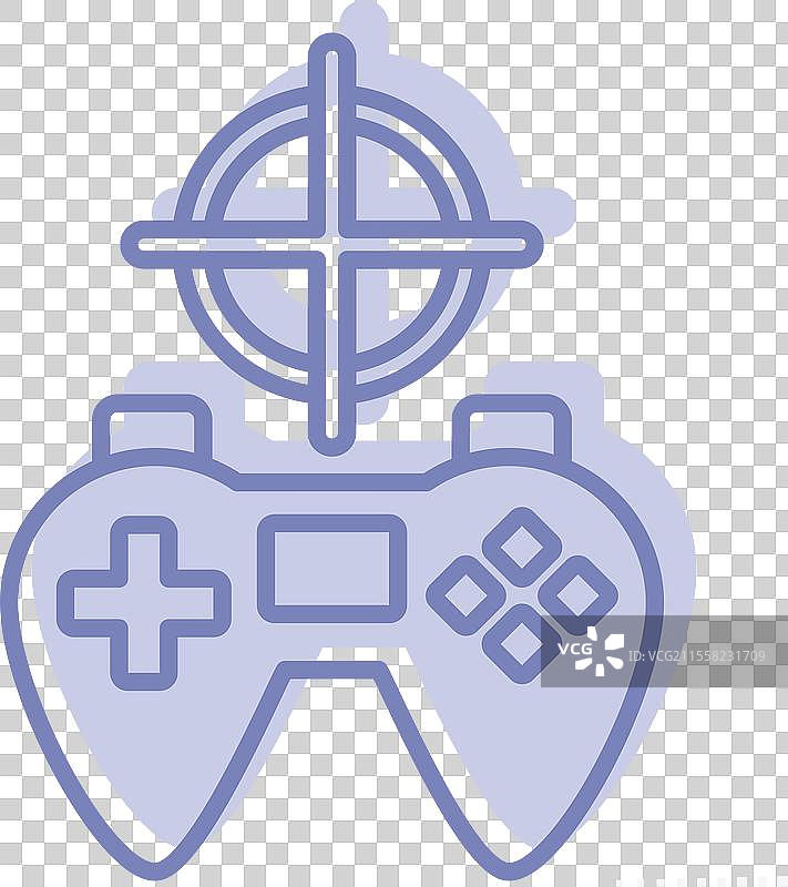 与在线游戏相关的射击图标符号二图片素材