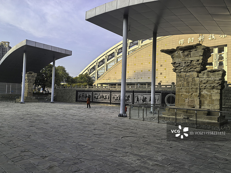 绵阳科技馆平阳府君阙图片素材