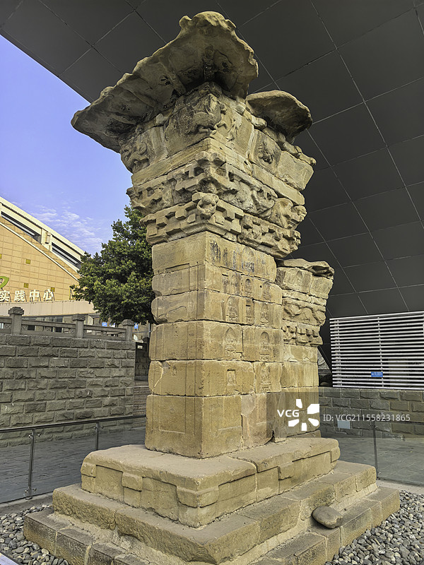 绵阳科技馆平阳府君阙图片素材