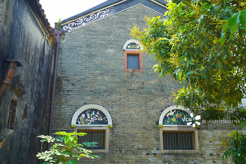 广州增城区，瓜岭村古村落，乡村环境之美！图片素材