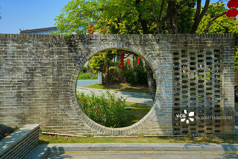 广州增城区，瓜岭村古村落，乡村环境之美！图片素材