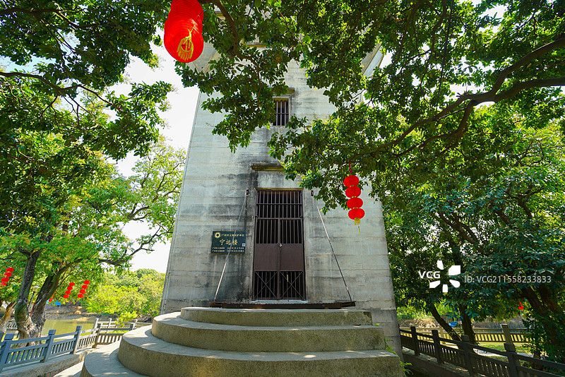 广州增城区，瓜岭村古村落，乡村环境之美！图片素材