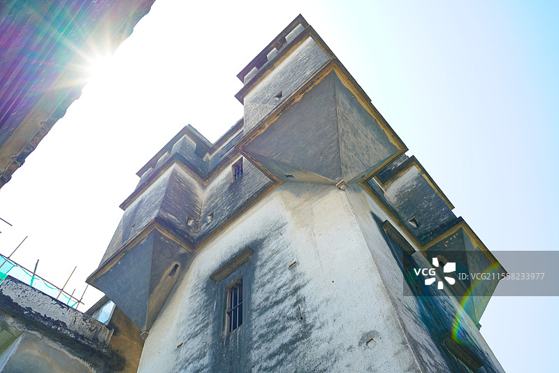 广州增城区，瓜岭村古村落，乡村环境之美！图片素材