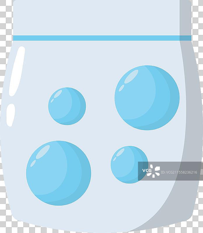 洗衣粉袋扁平图标图片素材