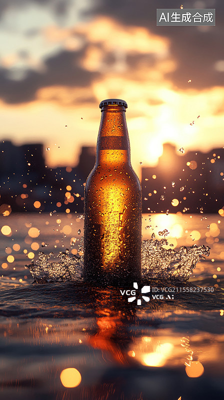 【AI数字艺术】啤酒节啤酒瓶子图片素材