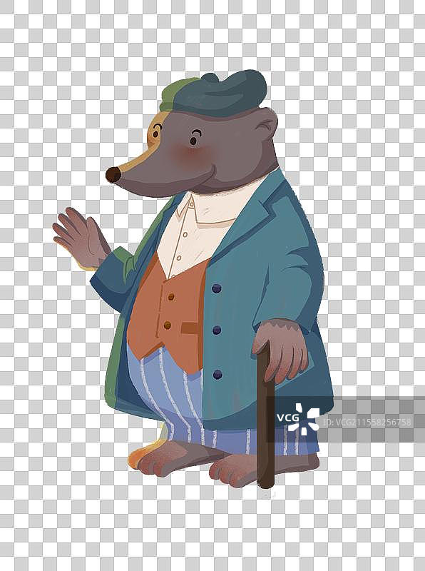 鼹鼠先生图片素材