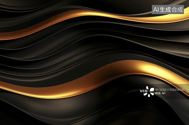 【AI数字艺术】暗黑系流动壁纸图片素材