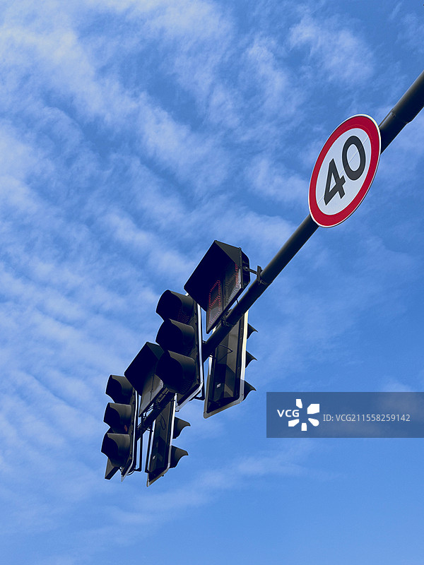 交通信号灯图片素材