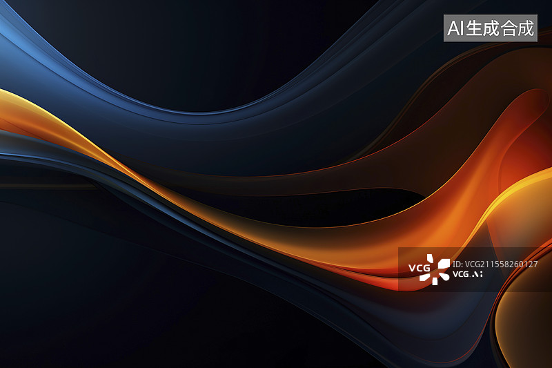 【AI数字艺术】碰撞的流体图片素材