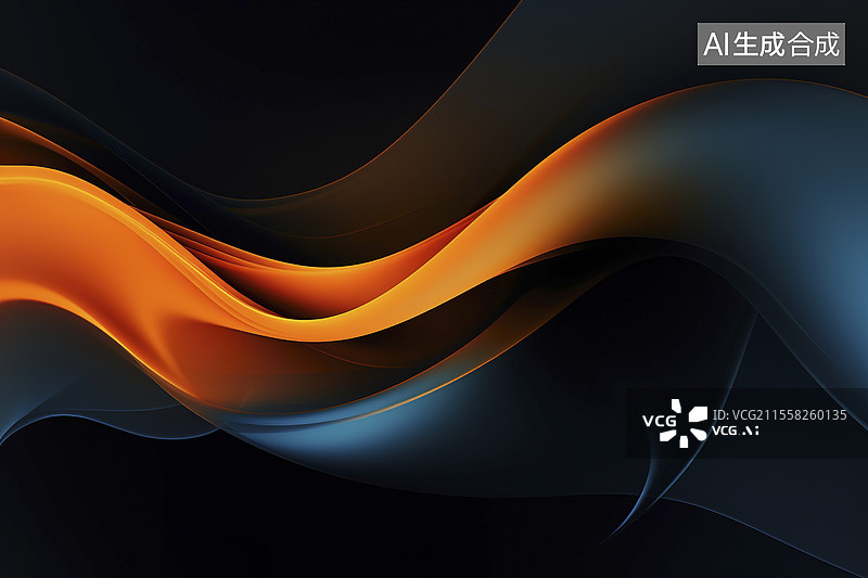 【AI数字艺术】碰撞的流体图片素材