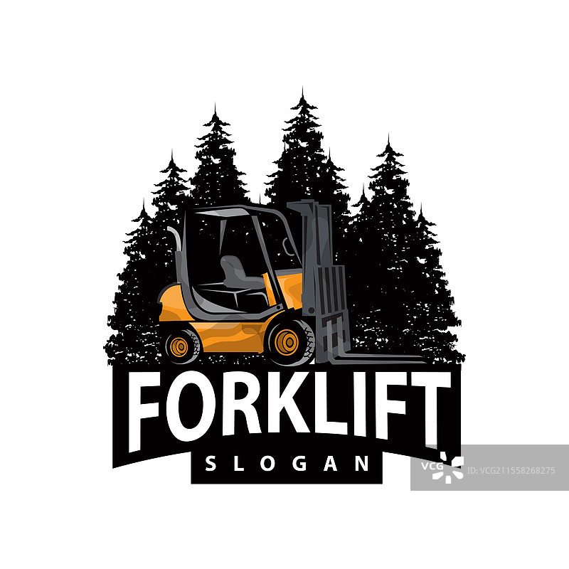 叉车标志 重型车辆设计 简约重型图片素材