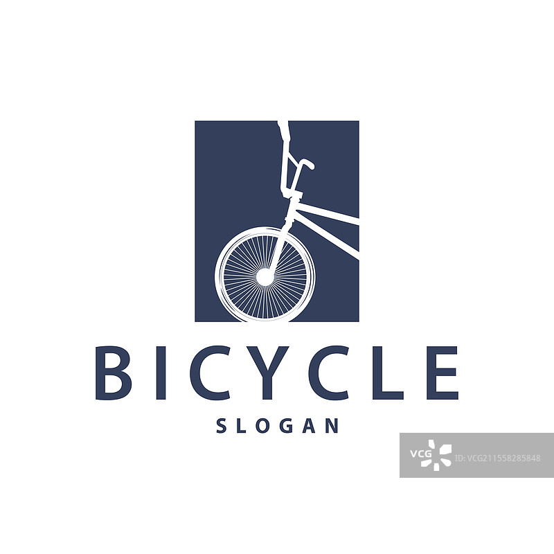 自行车运动俱乐部简单的自行车标志设计图片素材