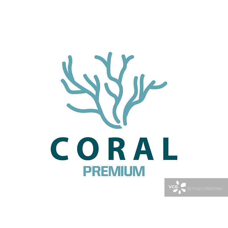 珊瑚礁标志轮廓海洋鱼类栖息地图片素材