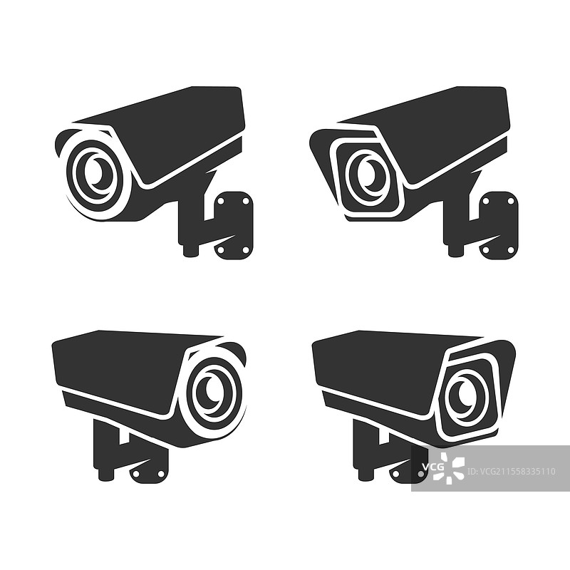 监控摄像头视频监控标志图片素材