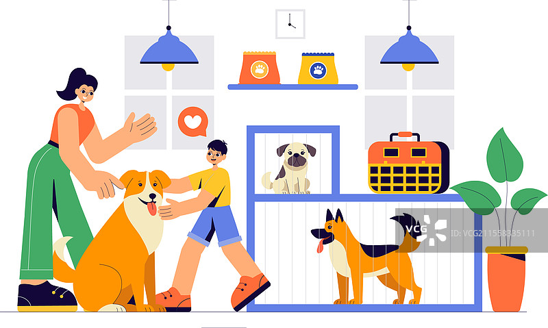 动物收养机构，专注于宠物领养图片素材