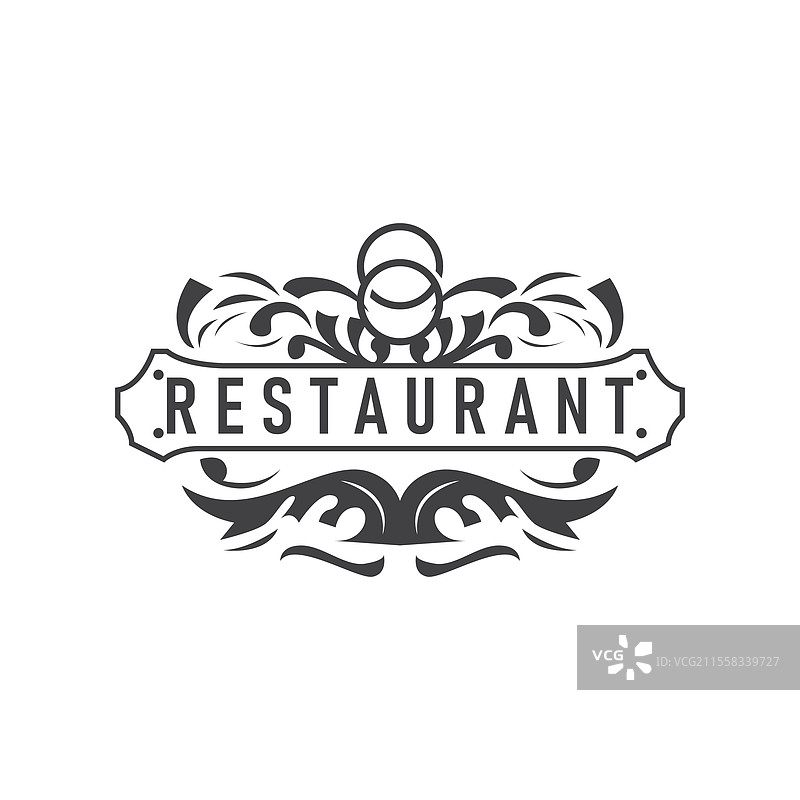 奢华简约线条装饰标志图片素材