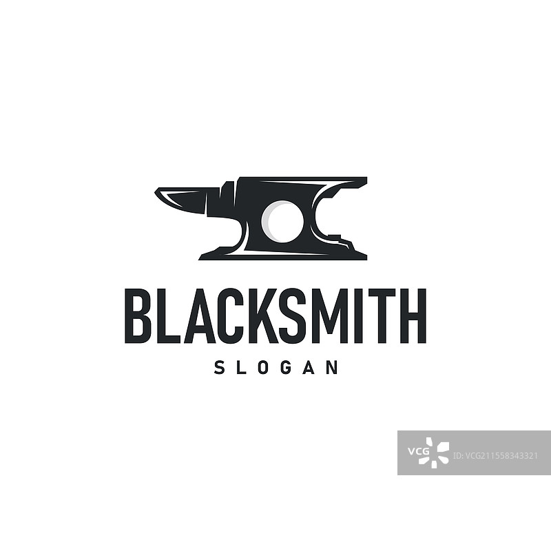 黑smith工艺标志设计，采用黑色元素图片素材