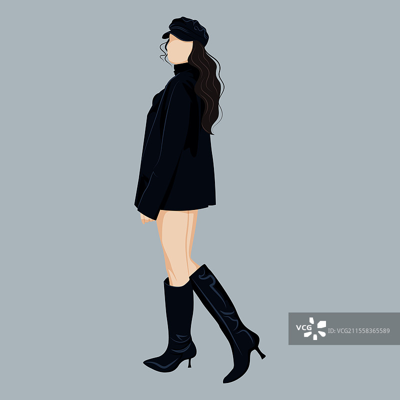 一位美丽的年轻女性图片素材