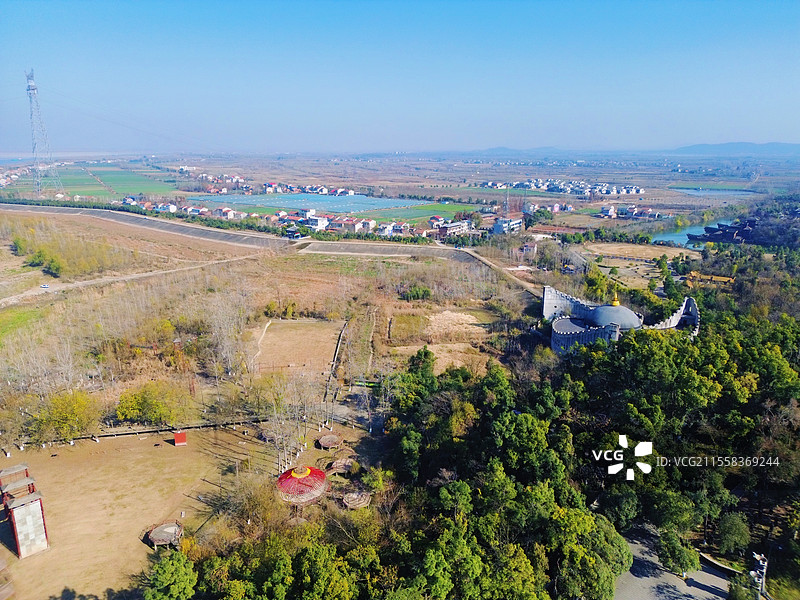 三国赤壁古战场是中国古代“以少胜多、以弱胜强”七大战役中唯一尚存原貌的古战场遗址图片素材