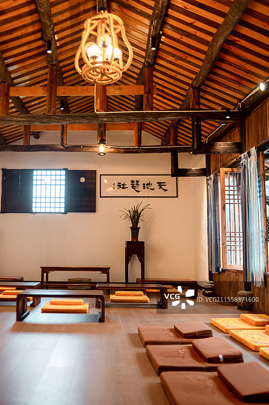 古寺-春-花-琴房图片素材