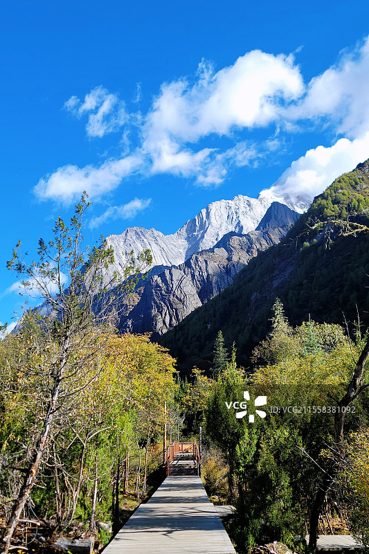 小金四姑娘山景区长坪沟图片素材