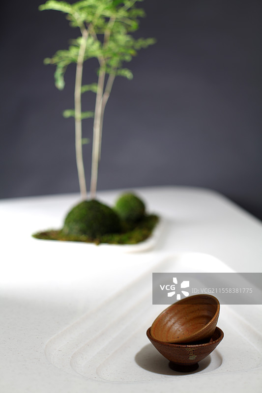 禅意静物场景图片素材